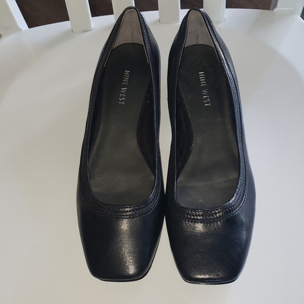 Nine West Black Dress Shoes Sz 8.5